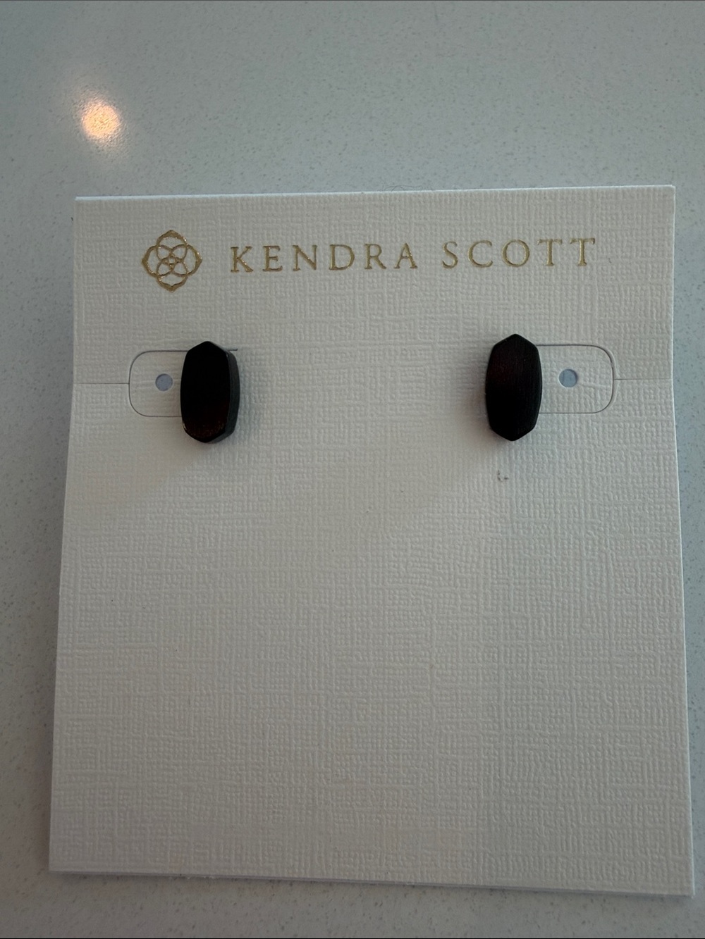 Kendra Scott matte black studs